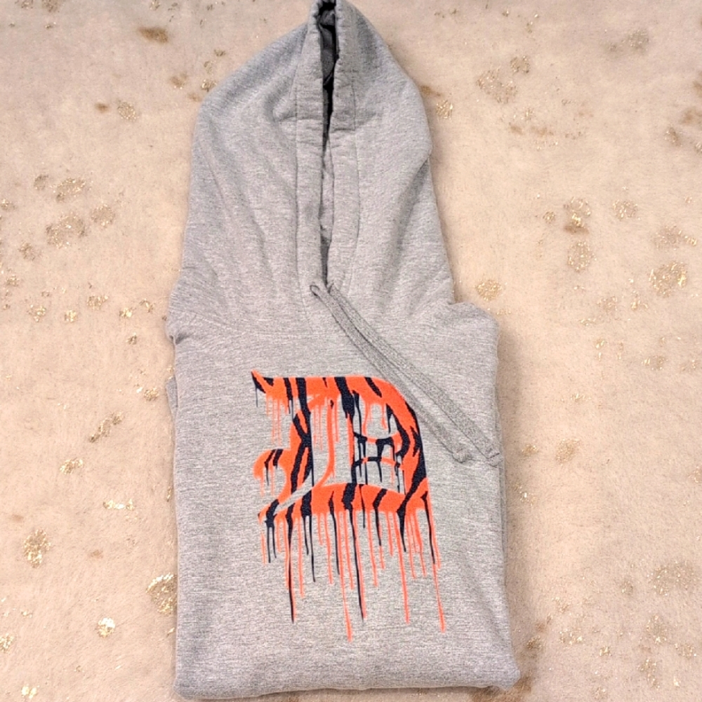 Detroit Tigers Gray Hoodie